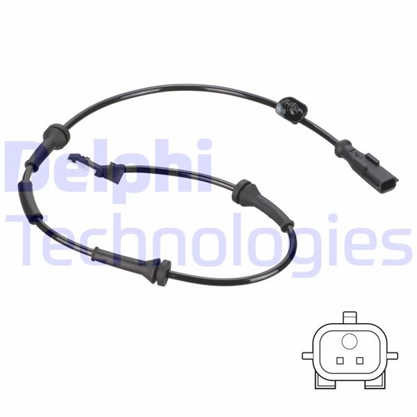 DELPHI ABS SENSORU ON MERCEDES CITAN W415 12 . RENAULT KANGOO 08 OEM: A4159052900-8200441401 - DELPHI SS20799 kodlu oto yedek parça görseli
