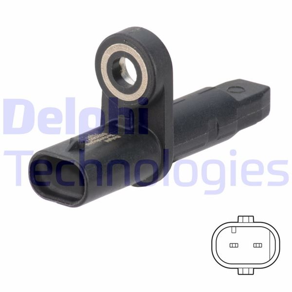 DELPHI ABS HIZ SENSÖRÜ BERLİNGO-C5-DS3-DS7-DS9-3008-308-5008-508-PARTNER-RİFTER 05-2016 OEM: 9810728280 - DELPHI SS20801 kodlu oto yedek parça görseli