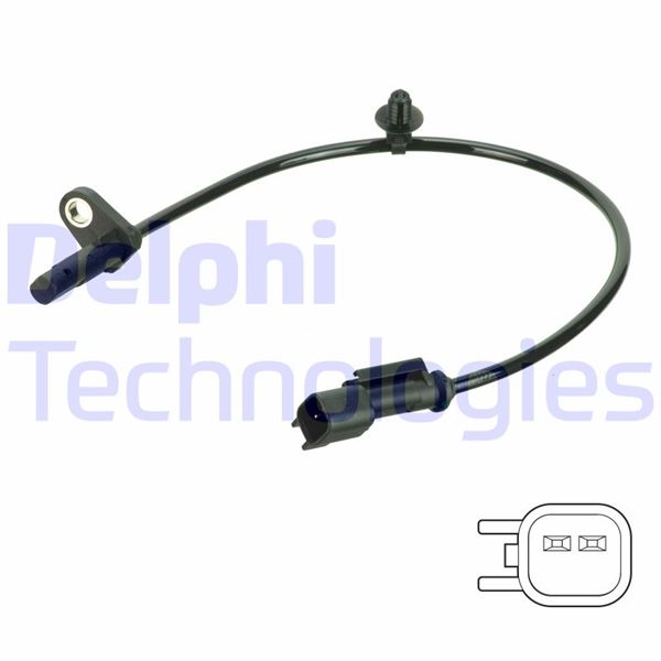 DELPHI ARKA ABS KABLOSU CUSTOM 12 TRANSIT V-363 14 TEK TEKER OEM: BK212B372BD-1771171 - DELPHI SS20805 kodlu oto yedek parça görseli