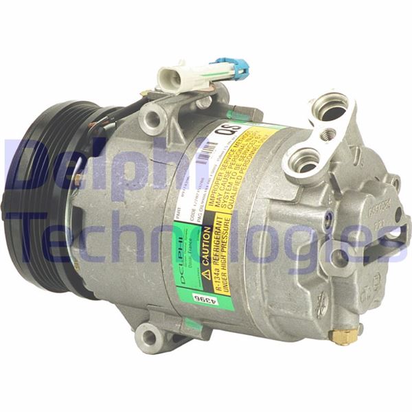 DELPHI KLİMA KOMPRESÖRÜ ASTRA G 1.4 16V-1.6 16V-1.8 16V-2.0 16V 98-05 109mm OEM: 1854102-1854092-1854140 - DELPHI TSP0155025 kodlu oto yedek parça görseli