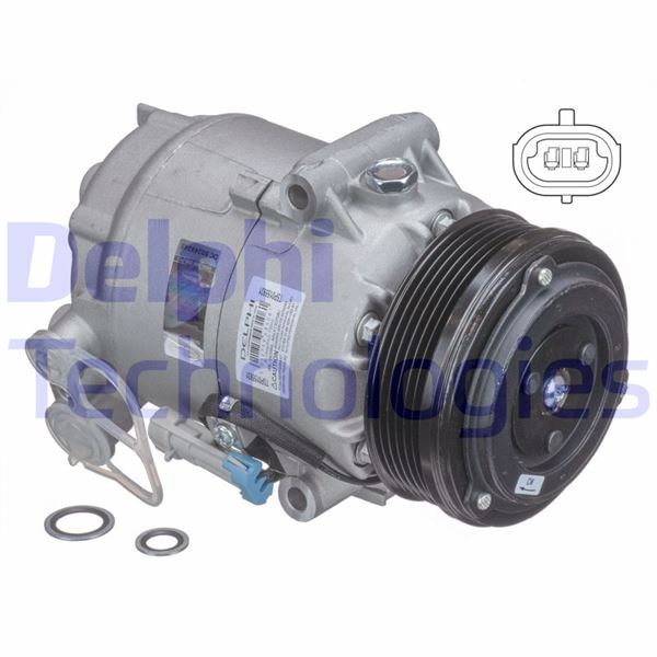 DELPHI KLİMA KOMPRESÖRÜ ASTRA H 1.3 CDTİ 05 10 105mm Z13DTH OEM: 6854066-93196863-13124754-93190258 - DELPHI TSP0155931 kodlu oto yedek parça görseli