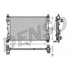 DENSO RADYATÖR DOBLO 1.4-1.3 DMTJ 10 > COMBO 1.3 CDTİ 12 > MEKANİK AC /- 620x400x16 OEM: 51812209-51938013-1300328-95510450 - DENSO DRM09113 kodlu oto yedek parça görseli