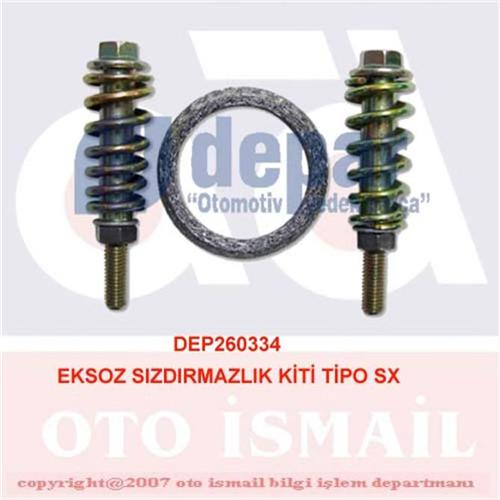 DEPAR EGZOZ SIZDIRMAZLIK KİTİ TİPO SX OEM: 98801631T - DEPAR 0334 kodlu oto yedek parça görseli