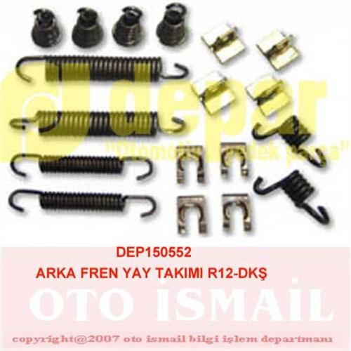 DEPAR FREN YAY TAKIMI KOMPLE R12-M131 DKŞ 801620 OEM: 801620 - DEPAR 0552 kodlu oto yedek parça görseli