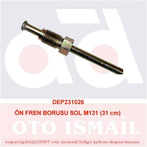 DEPAR ÖN FREN BORUSU SOL M131 31 cm - DEPAR 1026 kodlu oto yedek parça görseli