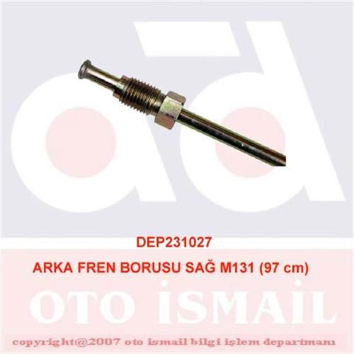 DEPAR ARKA FREN BORUSU SAĞ M131 97 cm - DEPAR 1027 kodlu oto yedek parça görseli