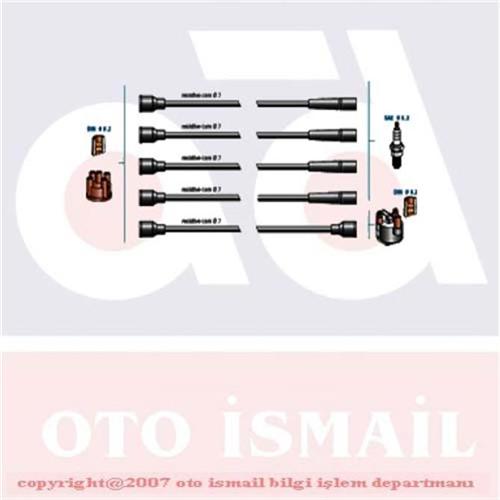 DODUCO BUJİ KABLO TK R19 89-94 -CLIO 1.2 90-96 -TWNG 1.2 C3G 93-97 7702252450 OEM: 7702252450 - DODUCO 7724 kodlu oto yedek parça görseli