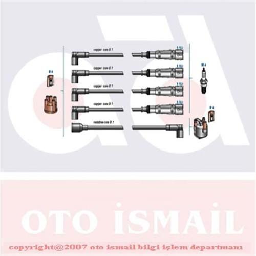 DODUCO BUJİ KABLO TK POLO HB 94 >-FELICIA-OCTAVIA OEM: 032905430P - DODUCO 7801 kodlu oto yedek parça görseli