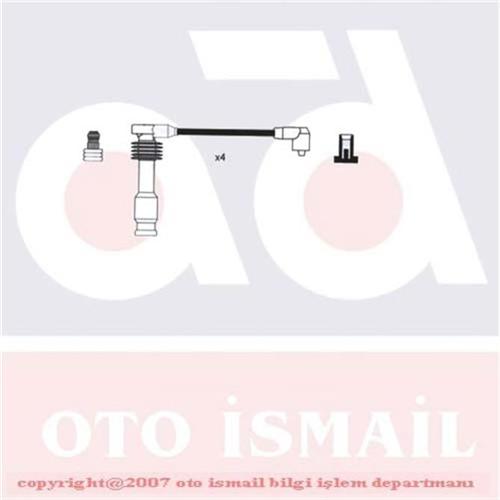 DODUCO BUJİ KABLO TAKIMI ASTRA G-VECTRA B-ASTRA F-VECTRA A 1.8-2.0 16V ECOTECH-ENJEKSİYONLU OEM: 1612598-90487571 - DODUCO 7810 kodlu oto yedek parça görseli