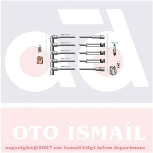 DODUCO BUJİ KABLOSU OPEL A KASA TÜM MODELLER 4 TÜPLÜ OEM: 1612537 - DODUCO 7815 kodlu oto yedek parça görseli