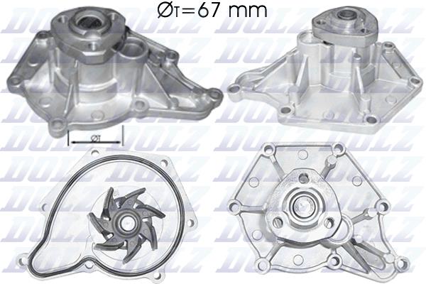 DOLZ DEVİRDAİM A4 ALLROAD B8 8KH 3.0 TDI QUATTRO A4 B7 8EC 2.7 TDI A5 CABRİO 8F7 2.7 TDI 09-12 OEM: 06E121005D-06E121005F-06E121005N - DOLZ A213 kodlu oto yedek parça görseli