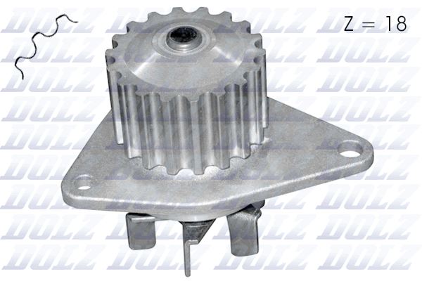 DOLZ DEVIRDAIM SU POMPASI PEUGEOT P206-P207-P307 CITROEN C2-C3-C4 1.4 16V KFU-ET3J4 18DIS OEM: 1201.G2-1609417180-1623095980 - DOLZ C134 kodlu oto yedek parça görseli