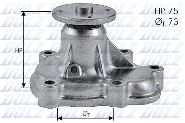DOLZ DEVİRDAİM ASTRA F-G-COMBO 94-01 CORSA B-VECTRA A-B 1.7D OEM: 1334069-6334038-93179364 - DOLZ O143 kodlu oto yedek parça görseli