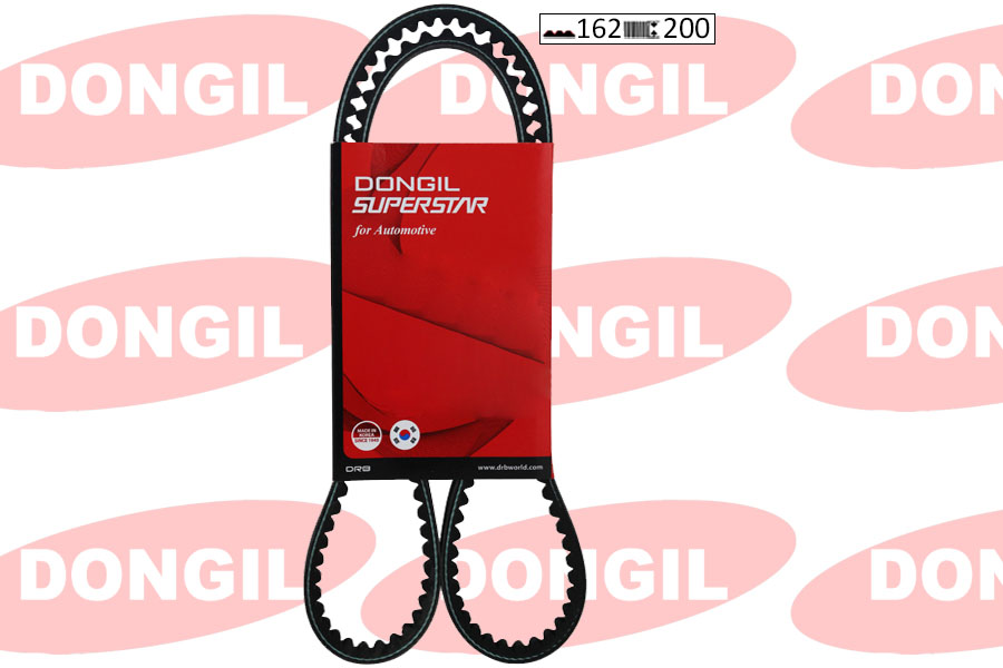 DONGIL 200S8M1296 TRİGER KAYIŞI 162x200 162 DİŞ ASTRA G-VECTRA C-ZAFIRA 1.4-1.6-1.8 98-04 5636564-24451895-96413861 OEM: 5636564-24451895-96413861 - DONGIL 162STS20 kodlu oto yedek parça görseli
