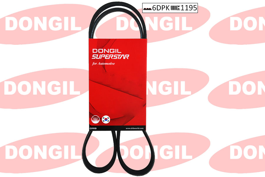 DONGIL KANALLI KAYIŞ ÇİFT KANALLI PAS YM BORA GOLF IV-POLO 68381D 06A260849B-06A260849C-06A260849E OEM: 06A260849B-06A260849C-06A260849E - DONGIL 6DPK1195 kodlu oto yedek parça görseli