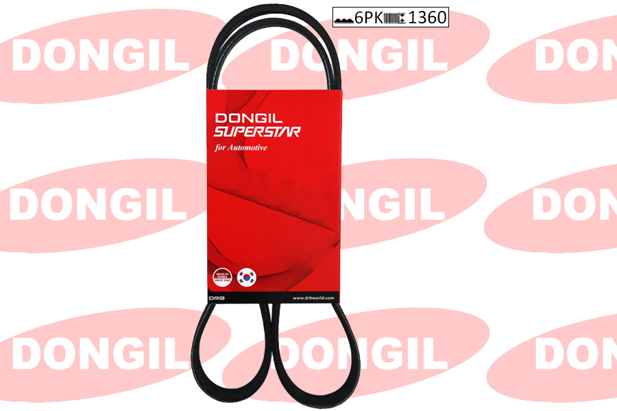 DONGIL KANALLI V KAYIŞI FIAT BRAVO II 07 1.9JTD STILO 04 1.9JTD OPEL CORSA D 06 13 ASTRA J 09 15 6PK 1360 73502928-71736257-73502929 OEM: 73502928-71736257-73502929 - DONGIL 6PK1360 kodlu oto yedek parça görseli