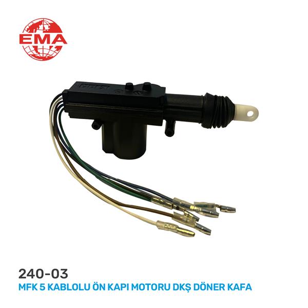 EMA MFK-5K MERKEZİ KİLİT MOTORU 5 KABLO ÖN TOFAŞ ÜNİVERSAL - EMA 240-03 kodlu oto yedek parça görseli