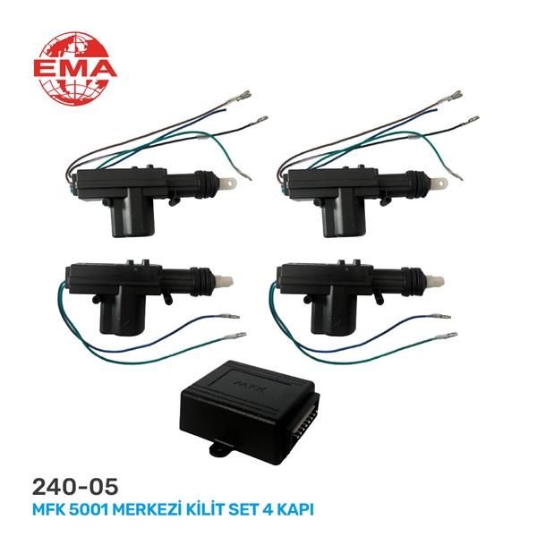 EMA MFK-5001 MERKEZİ KİLİT SET 4 KAPI - EMA 240-05 kodlu oto yedek parça görseli