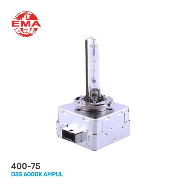 EMA D3S 6000K AMPUL  - EMA 400-75 kodlu oto yedek parça görseli