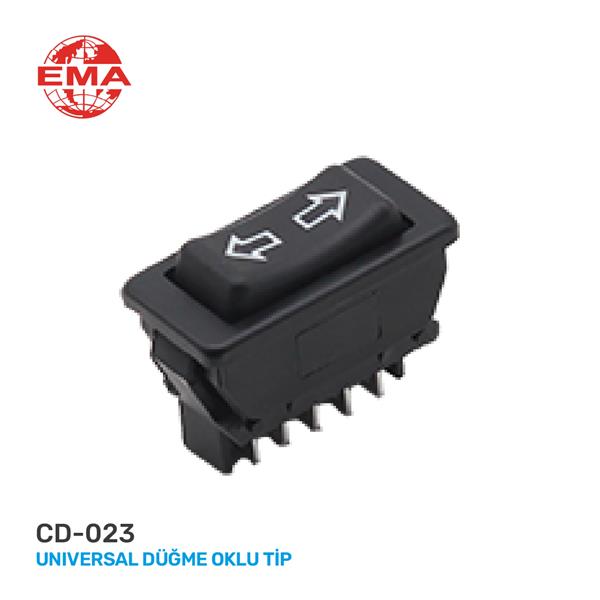 EMA CAM AÇMA ANAHTARI ÜNİVERSAL OKLU TİP  - EMA CD-023 kodlu oto yedek parça görseli