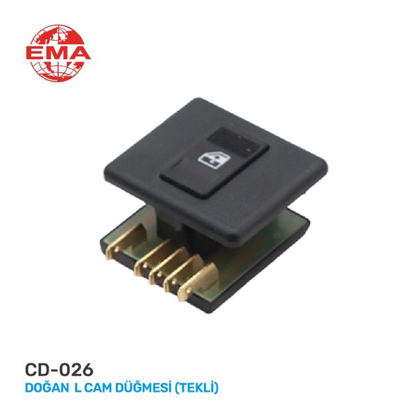 EMA CAM AÇMA ANAHTARI FIAT UNO-DOĞAN L TEKLİ 1814499780 OEM: 1814499780 - EMA CD-026 kodlu oto yedek parça görseli