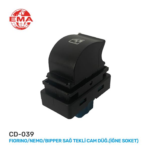 EMA CAM AÇMA ANAHTARI SAĞ FIORINO-BIPPER-NEMO TEKLİ OEM: 735461280-735652272 - EMA CD-039 kodlu oto yedek parça görseli