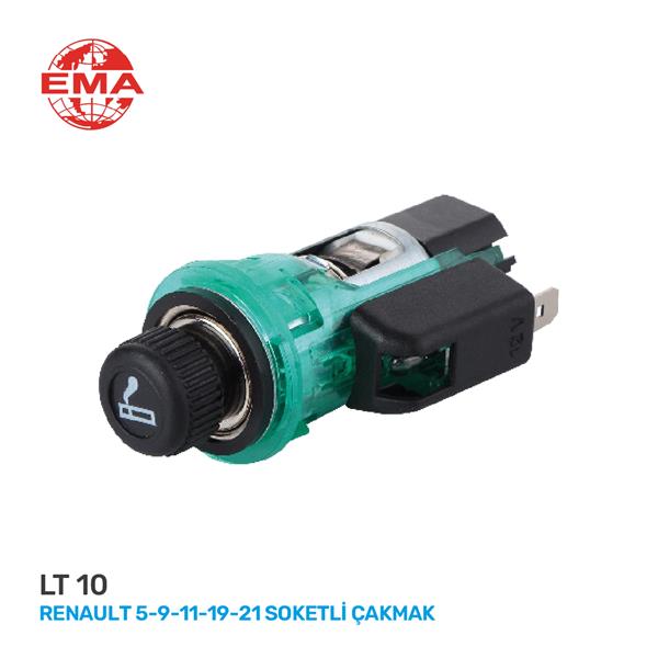 EMA KOMPLE ÇAKMAK SOKETLİ R9-R11-R19-R21-CLIO-KNG-MGN 7702260332-7700758176 OEM: 7702260332-7700758176 - EMA LT10 kodlu oto yedek parça görseli