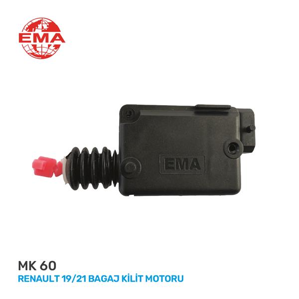 EMA BAGAJ DEPO KİLİT MOTORU R19-R21-CLIO-KANGOO-MEGANE-LOGAN 7700712901-7700790616 OEM: 7700712901-7700790616 - EMA MK60 kodlu oto yedek parça görseli
