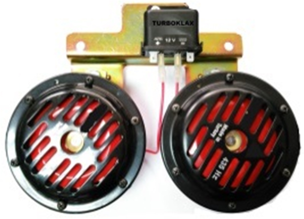 EUROESPANA KORNA DİDİT ÜNİVERSAL 123 mm 12V ROLELİ AYAKLI  - EUS TKX.377951238 kodlu oto yedek parça görseli