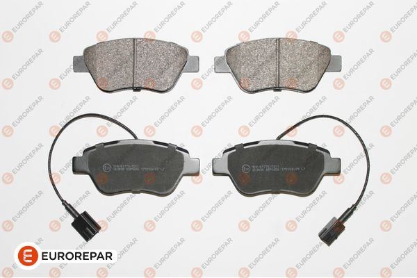 EUROREPAR ÖN BALATA NEMO 1.3 HDİ 75 09 BIPPER 1.3 HDİ 75 10 BIPPER TEPEE 1.3 HDİ 10 FIORINO 1.4 1.3D 09 ÇİFT FİŞLİ OEM: 4254.C8-77365651-77364874 - EUROREPAR 1617283380 kodlu oto yedek parça görseli