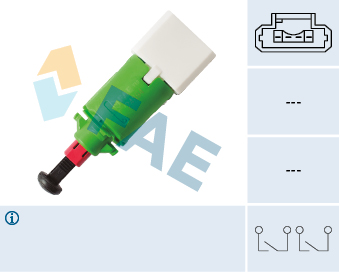 FAE DEBRIYAJ PEDAL MUSURU LAGUNA III KANGOO II MASTER III OEM: 253251456R - FAE 24894 kodlu oto yedek parça görseli