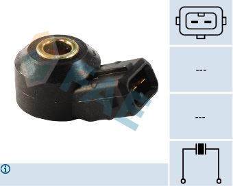 FAE VURUNTU SENSÖRÜ ASTRA H-VECTRA C-ZAFIRA B 1.6-1.8 XER P106-P206-P306-P307-P406-P407-PARTNER -BERLINGO-C3-C4-C5 1.4-1.6-1.8-2.0-2.2 C180 W203 OEM: 5946.23-55353316-A0031538928 - FAE 60161 kodlu oto yedek parça görseli