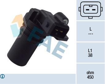 FAE KRANK MILI POZISYON SENSORU CONNECT 1.8TDCI 02 13 FOCUS 98 11 FOCUS II CMAX 03 11 S MAX GALAXY 06 15 1.8TDCI OEM: 1M5A6C315AE-1M5A6C315AD-1385381 - FAE 79162 kodlu oto yedek parça görseli