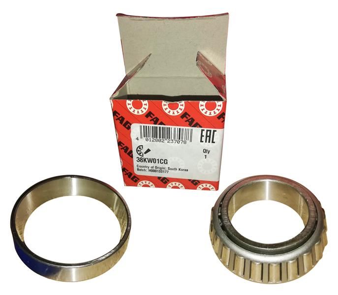 FAG ÖN TEKER RULMANI HYUNDAI ACCENT 1.3L 1.5L 4G13 4G15 95-00 / EXCEL 1.5L 4G15 89-94 / MITSUBISHI LANCER 1.5L 4G15 87-94 OEM: 5172021100-5172022000-MB349416 - FAG 38KW01CG kodlu oto yedek parça görseli