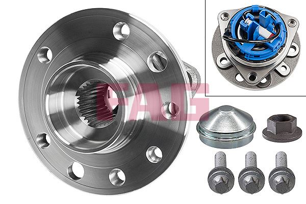 FAG ÖN TEKER PORYASI RULMANLI VECTRA C 1.6 16V-1.9 CDTI-2.0 DTI-3.0 CDTI-SIGNUM 1.9 CDTI ABS Lİ 5 BİJON OEM: 1603255-1603295-93178661-93186388 - FAG 713644270 kodlu oto yedek parça görseli