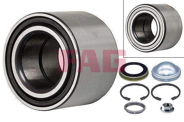 FAG ARKA TEKER RULMANI FIESTA V 01 08 FOCUS I 98 04 FUSION 02 12 MAZDA II 03 07 ABS SET 2S6J1A049AA-D35026151C-98AX1A049AB OEM: 2S6J1A049AA-D35026151C-98AX1A049AB - FAG 713678030 kodlu oto yedek parça görseli