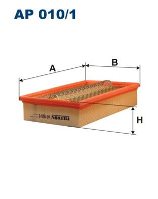 FILTRON HAVA FILTRESI MERCEDES M111 W124 S124 C124 A124 A1110940004 OEM: A1110940004 - FILTRON AP010.1 kodlu oto yedek parça görseli