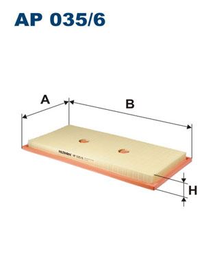 FILTRON HAVA FILTRESI MERCEDES M276 W204 C204 C218 W212 S212 W221 W222 A2760940004 OEM: A2760940004 - FILTRON AP035.6 kodlu oto yedek parça görseli