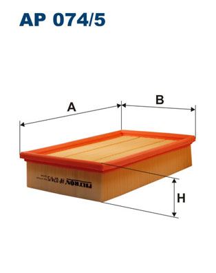 FILTRON HAVA FİLTRESİ FOCUS C-MAX 1.6TDCI 03-07 FOCUS II 1.6TDCI 04 MAZDA 3 1.6DITURBO 04 OEM: 3M519601DA-1232095-1486703 - FILTRON AP074.5 kodlu oto yedek parça görseli