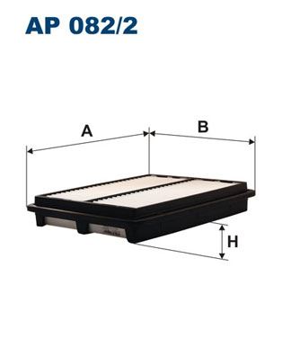 FILTRON HAVA FİLTRESİ DAEWOO CHEVROLET NUBİRA 96181263 OEM: 96181263 - FILTRON AP082.2 kodlu oto yedek parça görseli