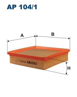 FILTRON HAVA FİLTRESİ HONDA CIVIC VI 1.6İ 114HP 95-01 17220P2J003 OEM: 17220P2J003 - FILTRON AP104.1 kodlu oto yedek parça görseli