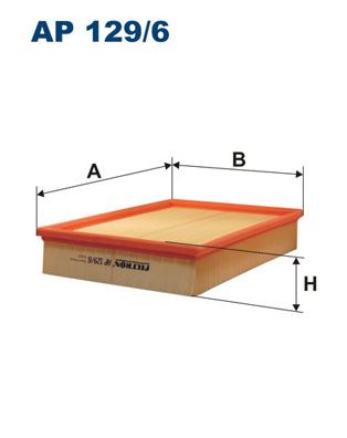 FILTRON HAVA FILTRESI DISCOVERY 3 L319 04 09 DISCOVERY 4 L319 09 18 RANGE ROVER 4 L405 12 RANGE ROVER SPORT I L320 06 13 PHE000112 OEM: PHE000112 - FILTRON AP129.6 kodlu oto yedek parça görseli