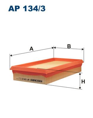 FILTRON HAVA FİLTRESİ RENAULT KANGOO-KANGOO EXPRESS-RAPİD 1.9 D 55HP 97-07 7701047417-8200459849 OEM: 7701047417-8200459849 - FILTRON AP134.3 kodlu oto yedek parça görseli