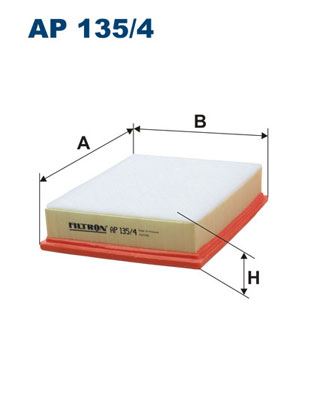 FILTRON HAVA FİLTRESİ LAGUNA III 1.5 DCI K9K 780 07 LAGUNA III 2.0 DCI M9R 07 OEM: 8200602361 - FILTRON AP135.4 kodlu oto yedek parça görseli