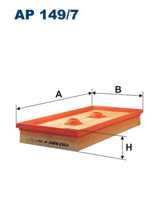 FILTRON HAVA FİLTRESİ GOLF V 06-08 JETTA III 05-10 PASSAT 05 TOURAN 03-07 OCTAVIA 04-08 1.6FSI OEM: 03C129620B - FILTRON AP149.7 kodlu oto yedek parça görseli