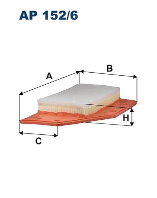 FILTRON HAVA FİLTRESİ OPEL INSIGNIA B 17> 1.5 B/D15SFL-SFT 1.6 D16SHT BENZİNLİ OEM: 23430312-84335470 - FILTRON AP152.6 kodlu oto yedek parça görseli