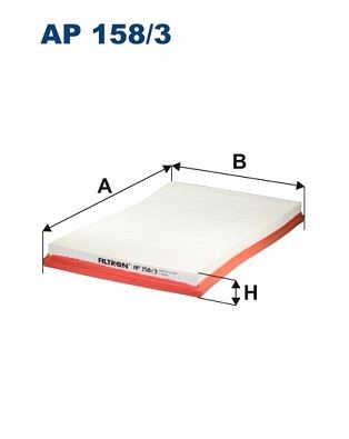 FILTRON HAVA FILTRESI MERCEDES VITO OM651 W447 14 OEM: A6510900051 - FILTRON AP158.3 kodlu oto yedek parça görseli