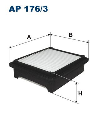 FILTRON HAVA FİLTRESİ SUZUKI JİMNY 1.3 16V 82HP 02/01- 1378081A00 OEM: 1378081A00 - FILTRON AP176.3 kodlu oto yedek parça görseli