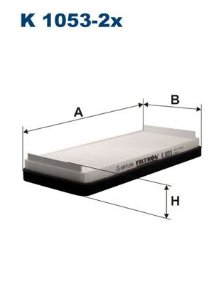 FILTRON POLEN FILTRESI TAKIMI MERCEDES W210 S210 W220 C215 A2108301018 OEM: A2108301018 - FILTRON K1053-2X kodlu oto yedek parça görseli