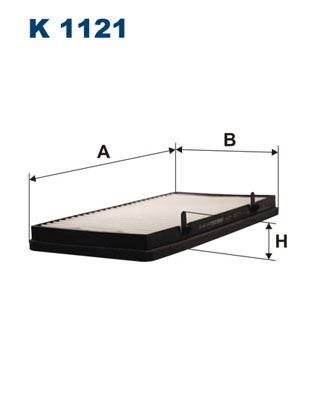 FILTRON POLEN FİLTRESİ TRAFIC II-VIVARO 2.0 16V-1.9DCI-2.0DCI-2.5DCI-PRIMASTAR 01 7701050319-4408840-2729800QAA OEM: 7701050319-4408840-2729800QAA - FILTRON K1121 kodlu oto yedek parça görseli